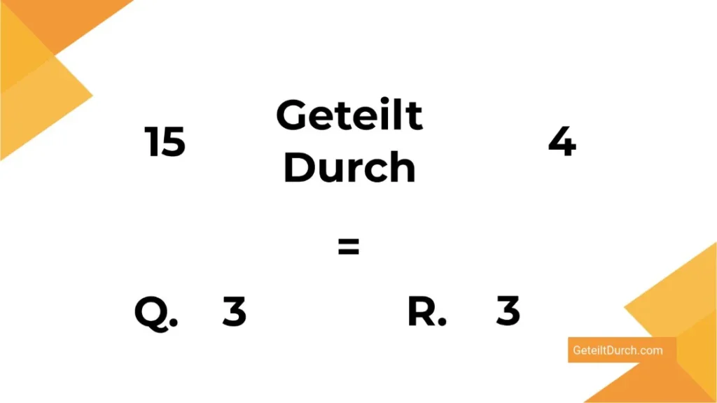 Was ist 3 geteilt durch 4?